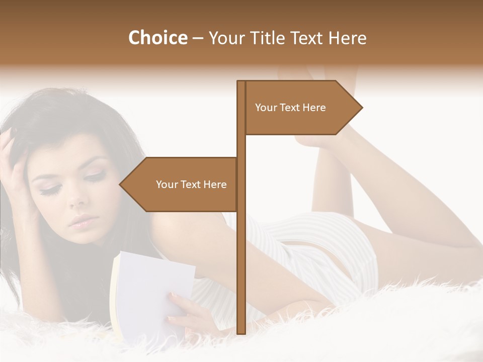 Happiness Wellness Caucasian PowerPoint Template