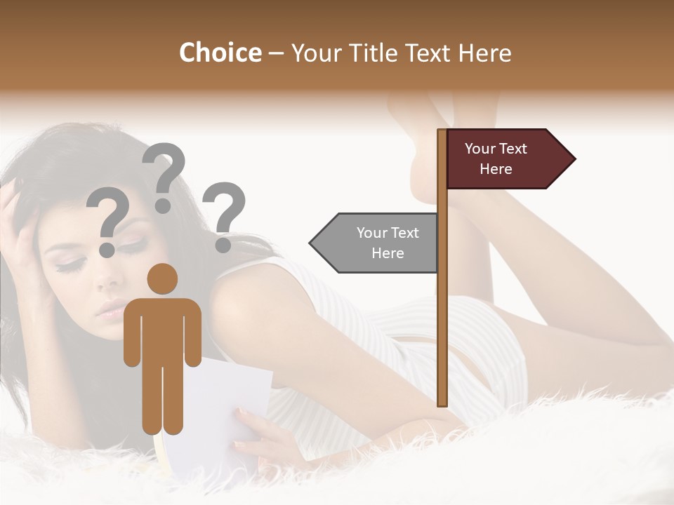 Happiness Wellness Caucasian PowerPoint Template