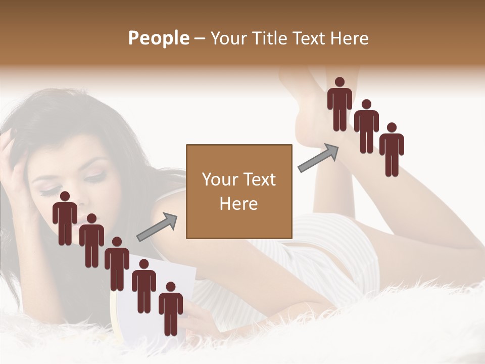 Happiness Wellness Caucasian PowerPoint Template