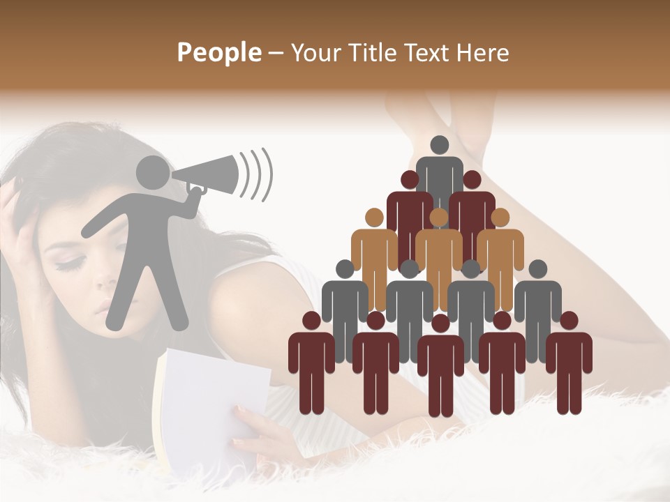 Happiness Wellness Caucasian PowerPoint Template