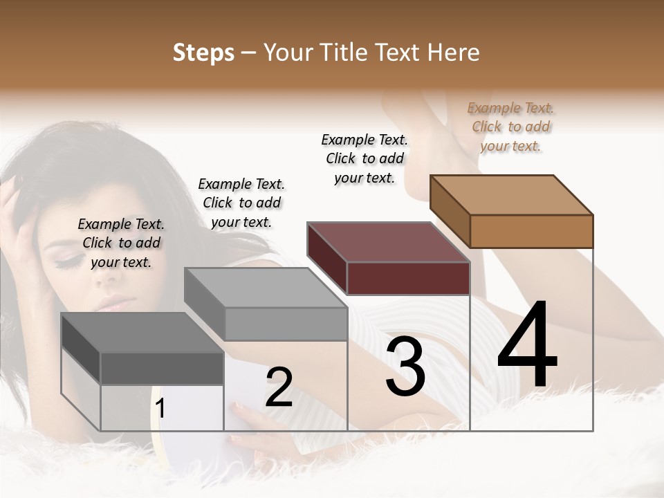 Happiness Wellness Caucasian PowerPoint Template