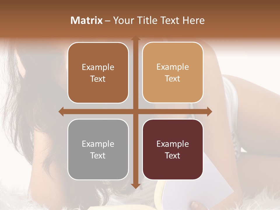 Magazine Face Sensual PowerPoint Template