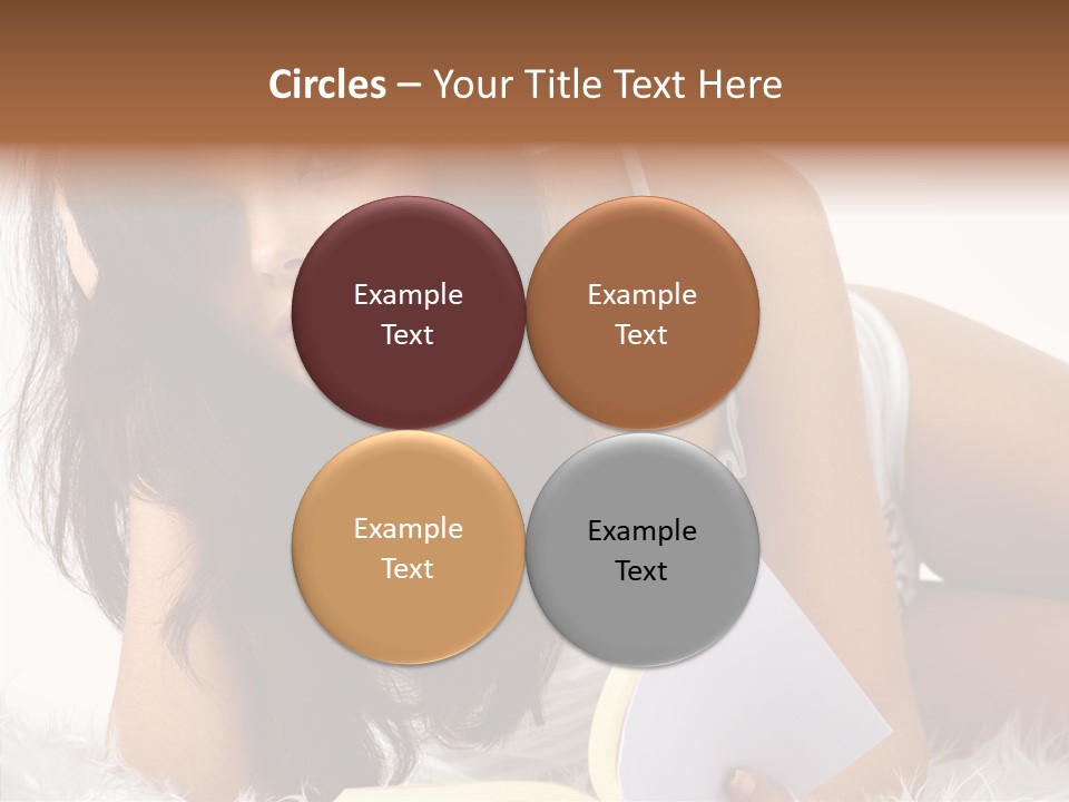 Magazine Face Sensual PowerPoint Template