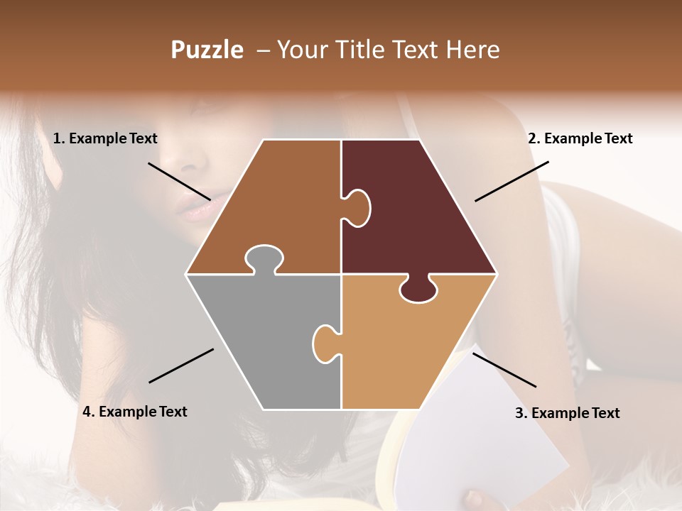 Magazine Face Sensual PowerPoint Template