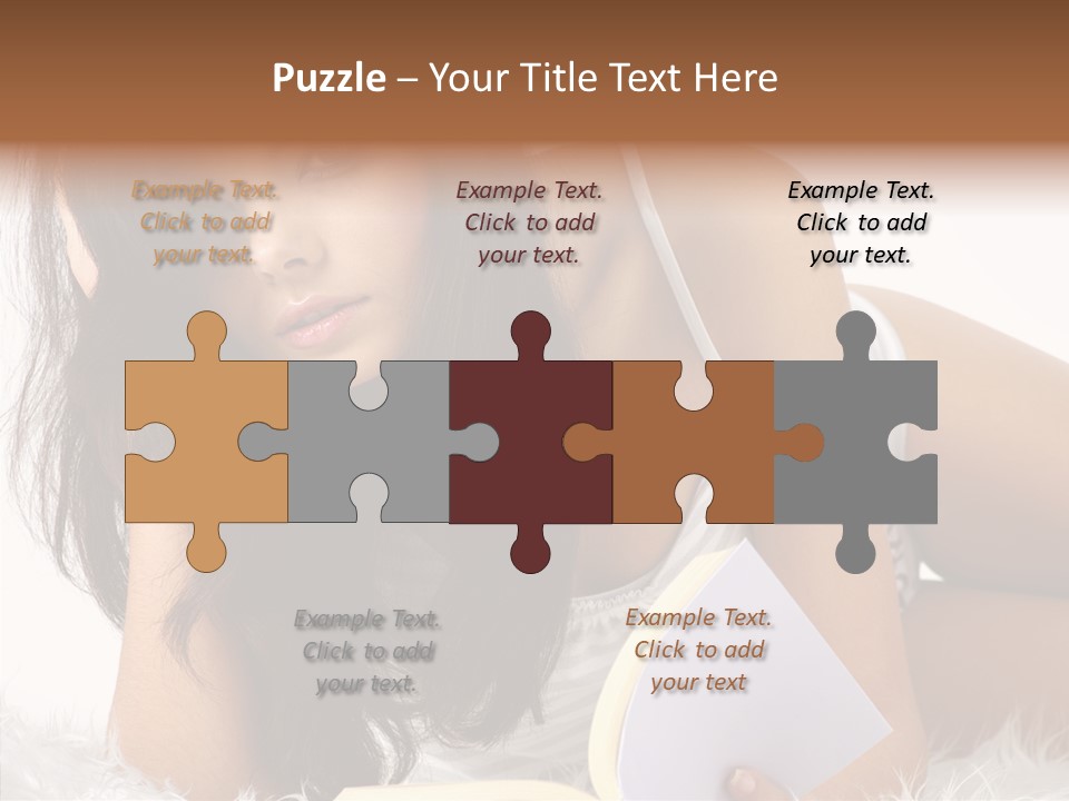 Magazine Face Sensual PowerPoint Template