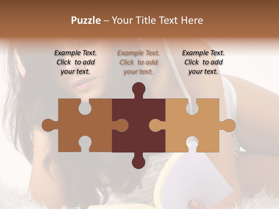 Magazine Face Sensual PowerPoint Template