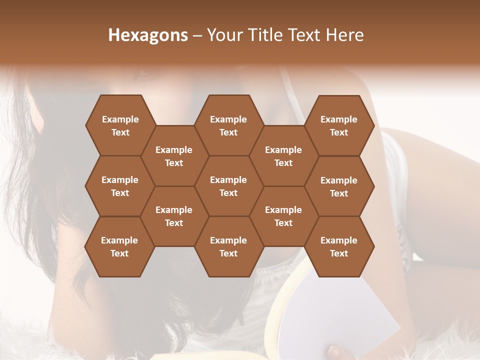 Magazine Face Sensual PowerPoint Template