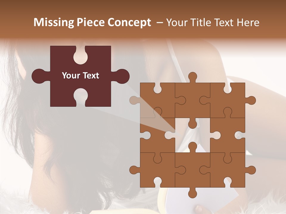 Magazine Face Sensual PowerPoint Template