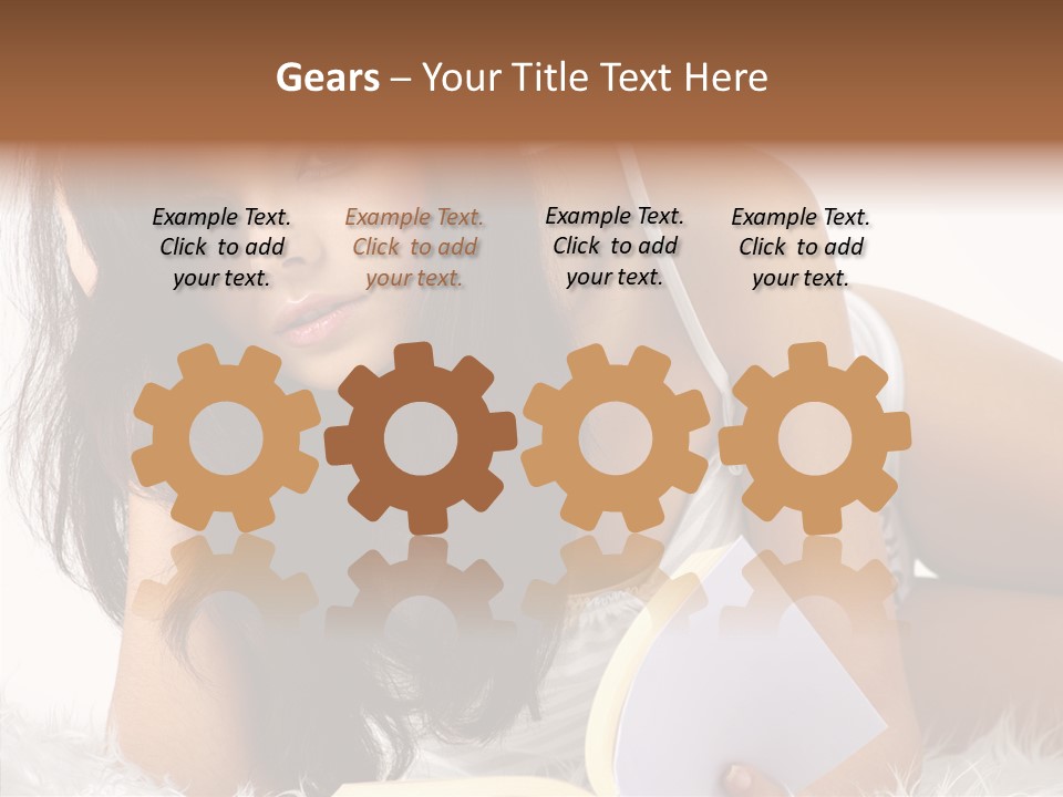 Magazine Face Sensual PowerPoint Template