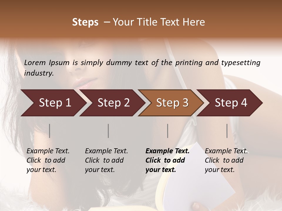Magazine Face Sensual PowerPoint Template