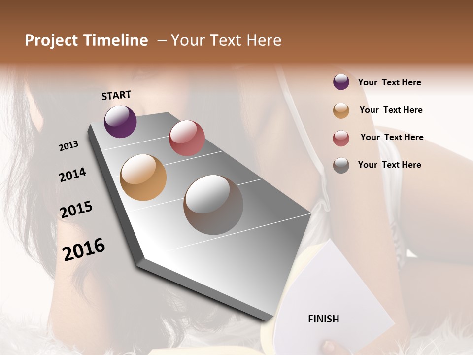 Magazine Face Sensual PowerPoint Template