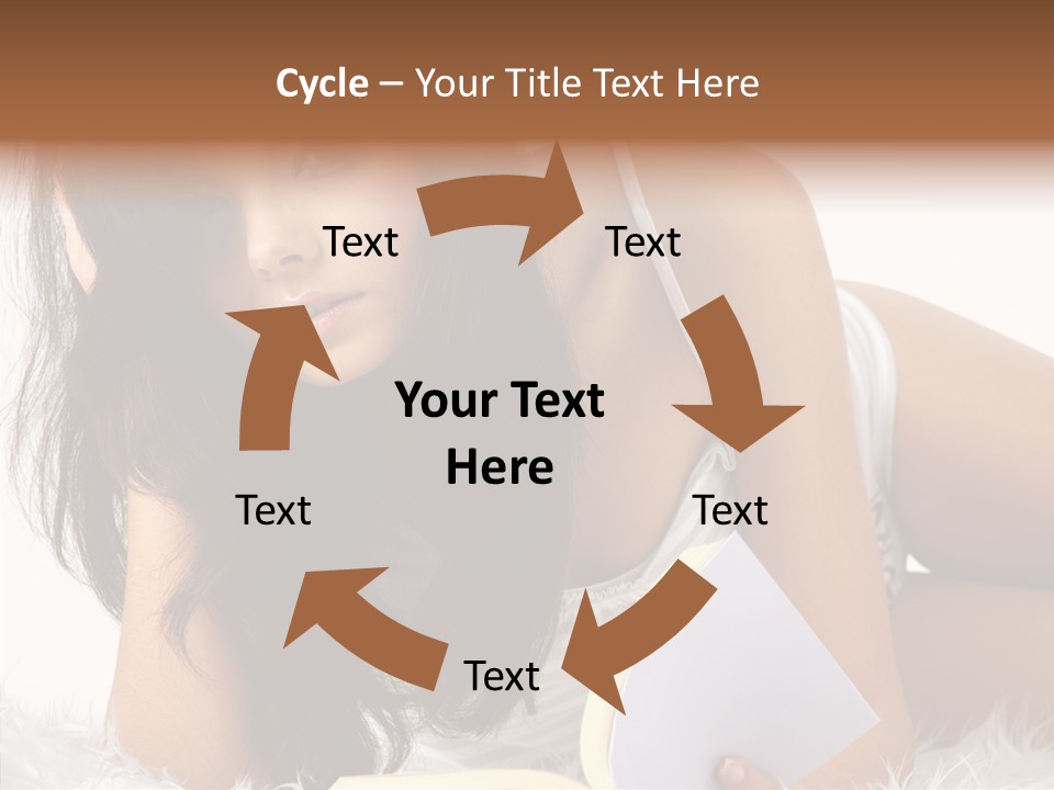 Magazine Face Sensual PowerPoint Template