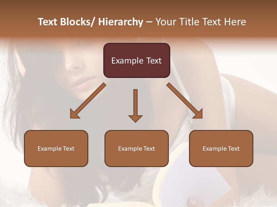 Magazine Face Sensual PowerPoint Template