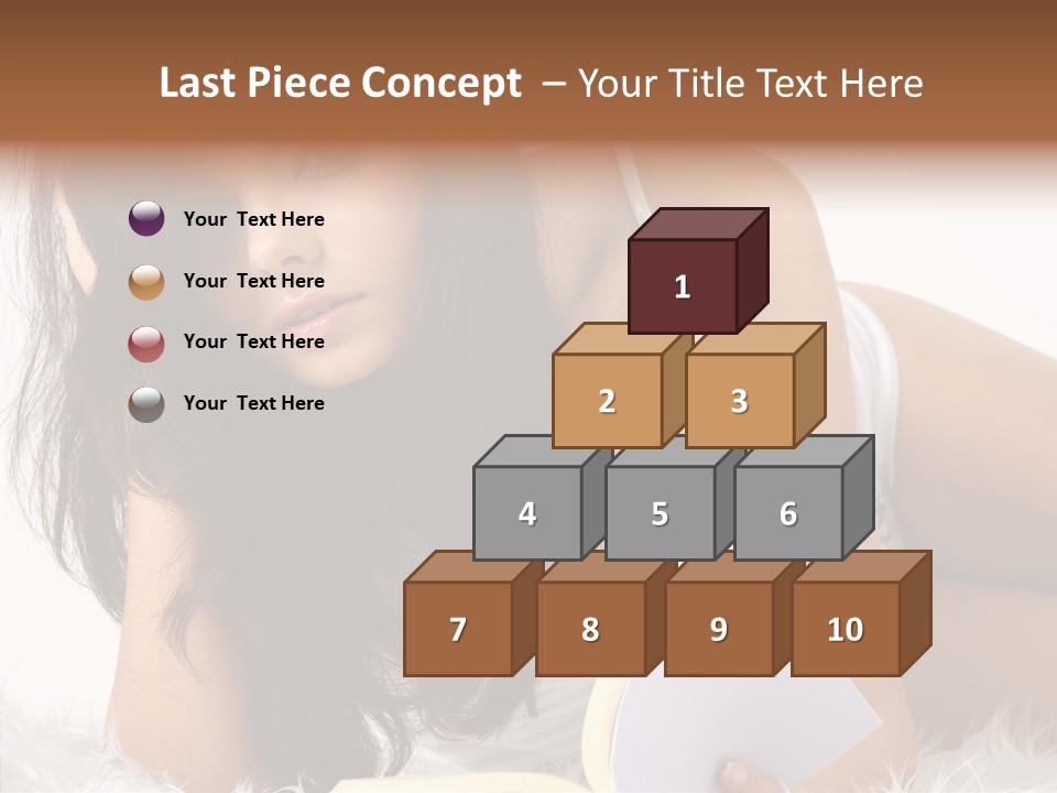 Magazine Face Sensual PowerPoint Template