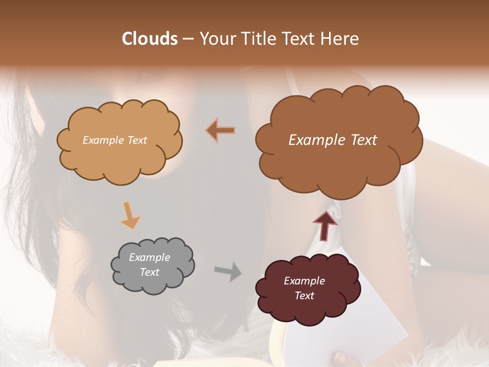 Magazine Face Sensual PowerPoint Template