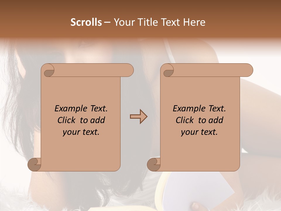 Magazine Face Sensual PowerPoint Template