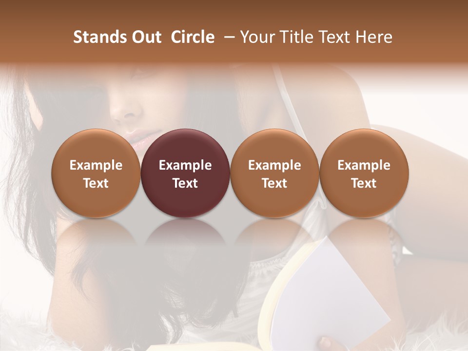 Magazine Face Sensual PowerPoint Template