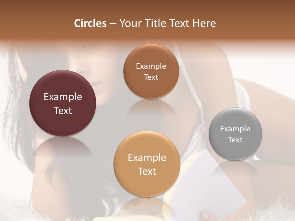 Magazine Face Sensual PowerPoint Template