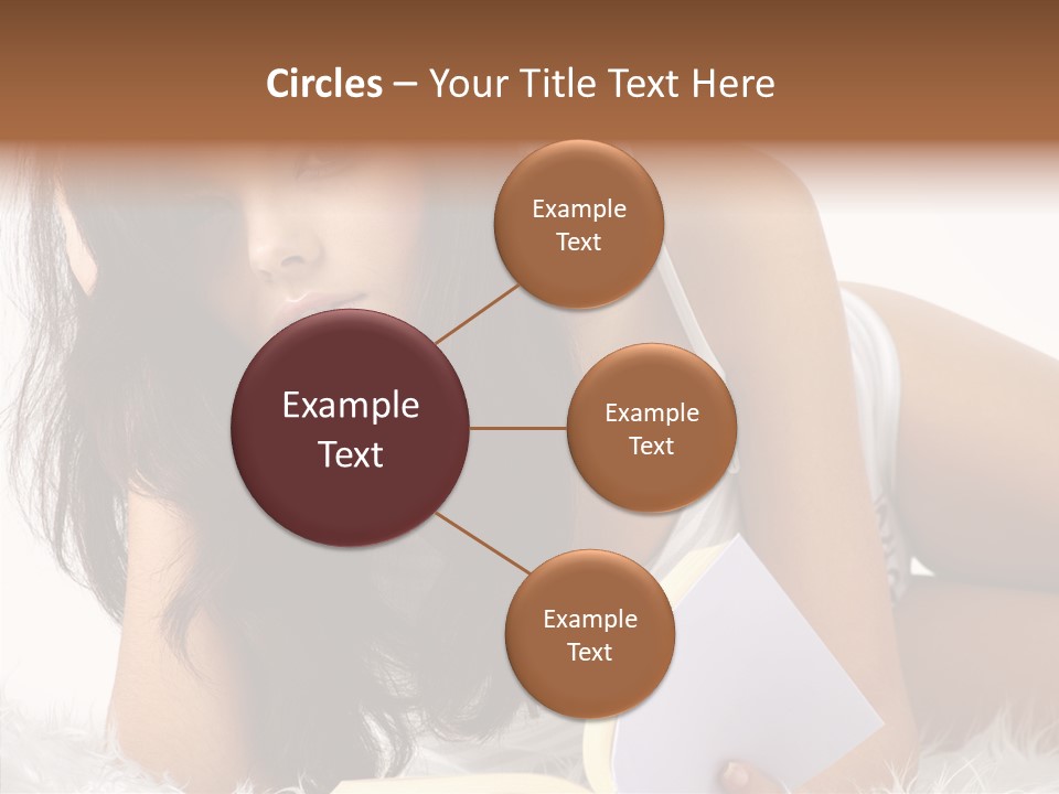 Magazine Face Sensual PowerPoint Template