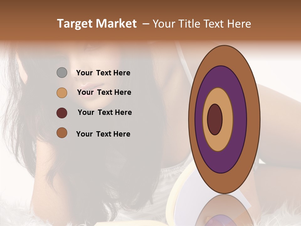 Magazine Face Sensual PowerPoint Template