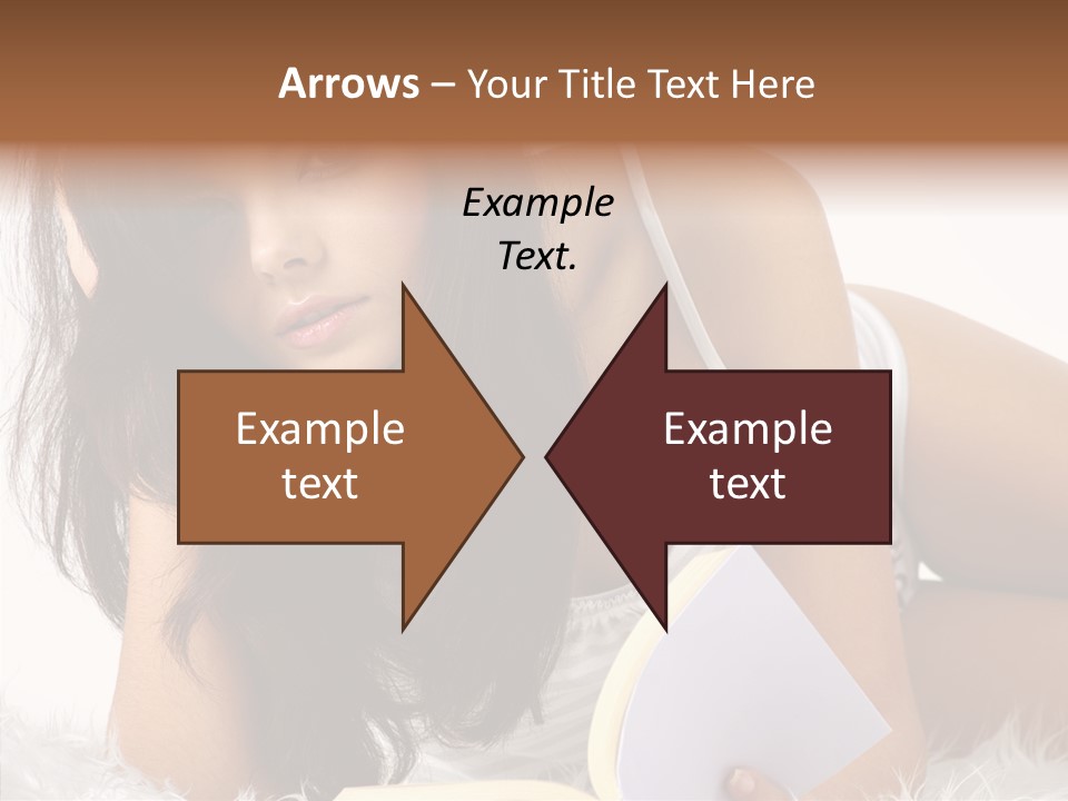 Magazine Face Sensual PowerPoint Template