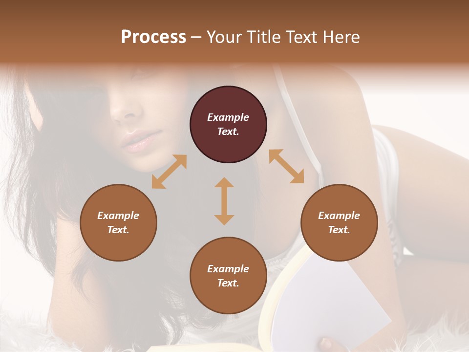 Magazine Face Sensual PowerPoint Template