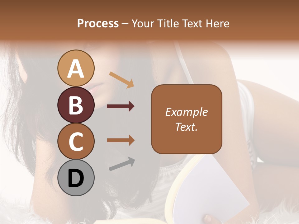 Magazine Face Sensual PowerPoint Template