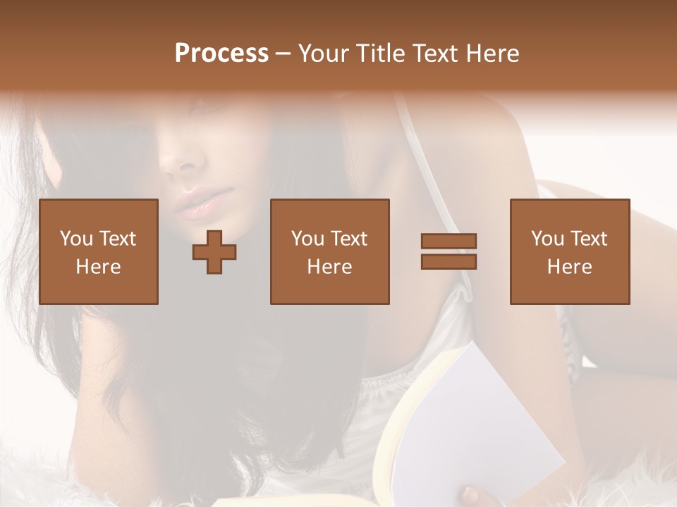 Magazine Face Sensual PowerPoint Template