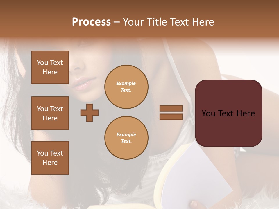 Magazine Face Sensual PowerPoint Template