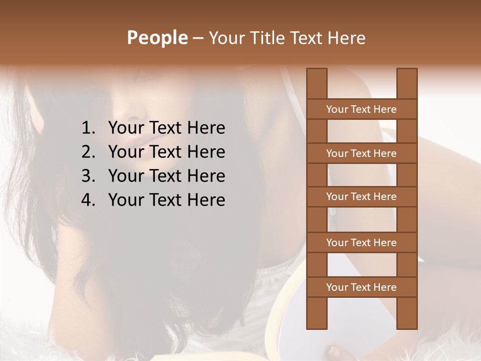 Magazine Face Sensual PowerPoint Template