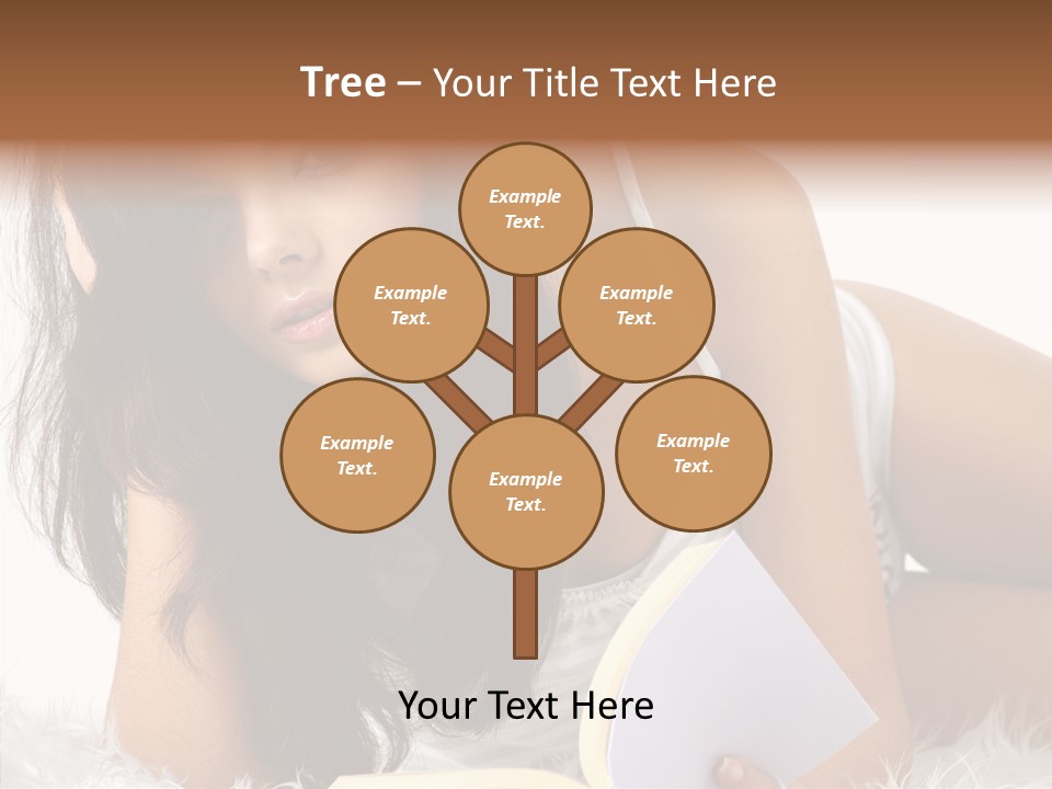 Magazine Face Sensual PowerPoint Template