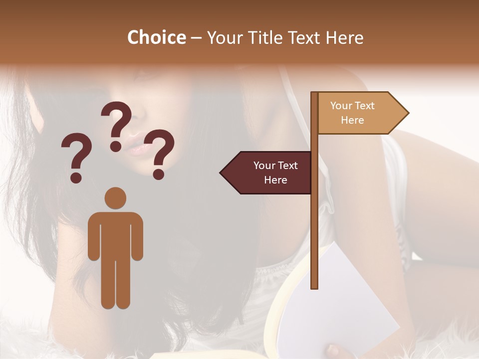 Magazine Face Sensual PowerPoint Template