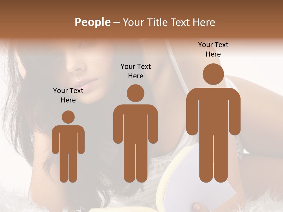 Magazine Face Sensual PowerPoint Template