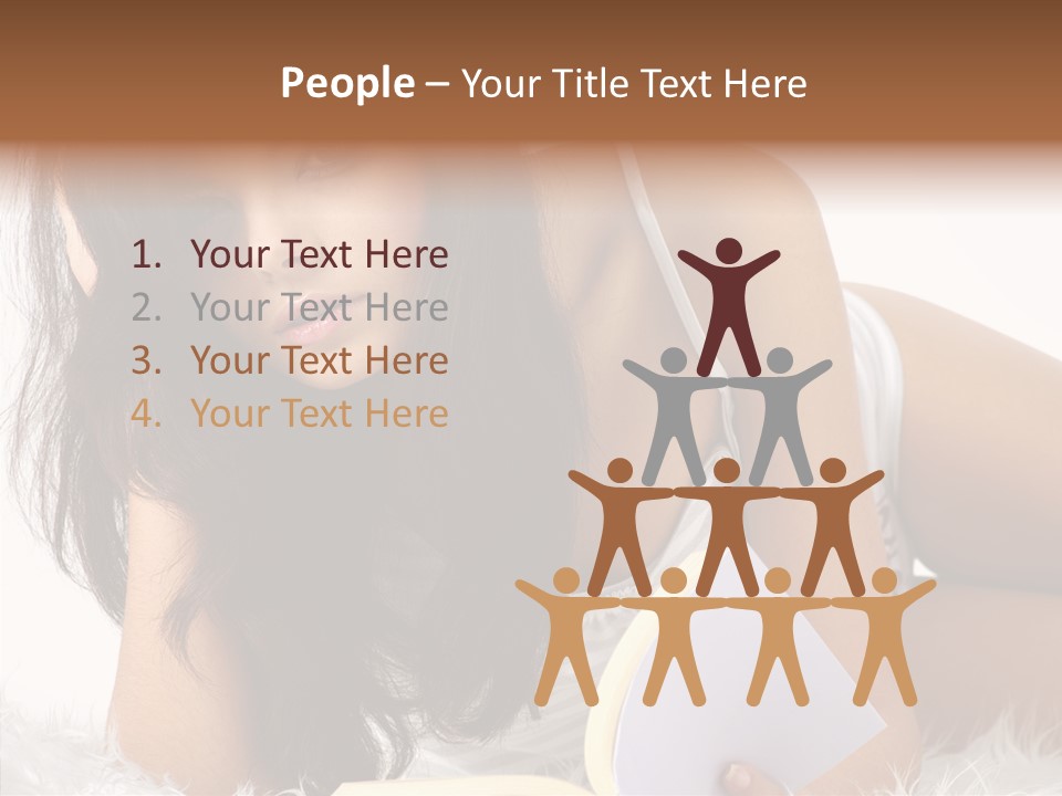 Magazine Face Sensual PowerPoint Template