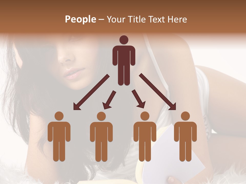 Magazine Face Sensual PowerPoint Template