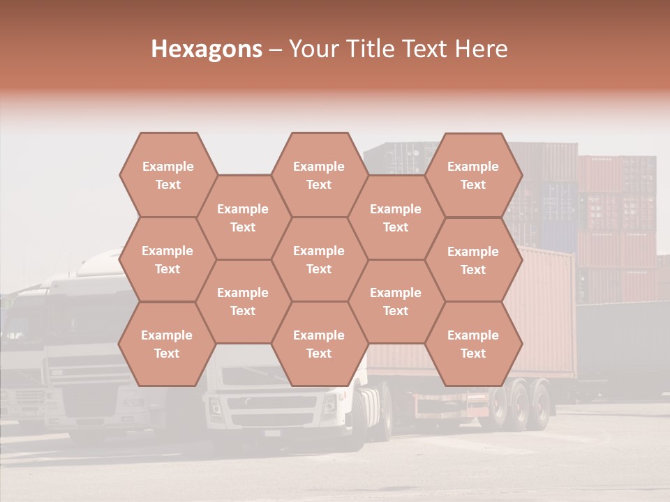 Freight Village Distribution PowerPoint Template