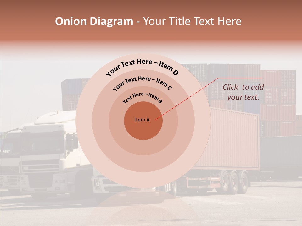 Freight Village Distribution PowerPoint Template