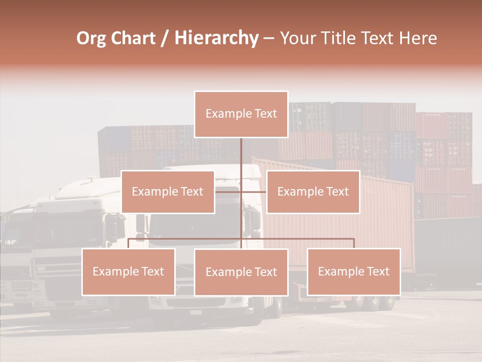 Freight Village Distribution PowerPoint Template