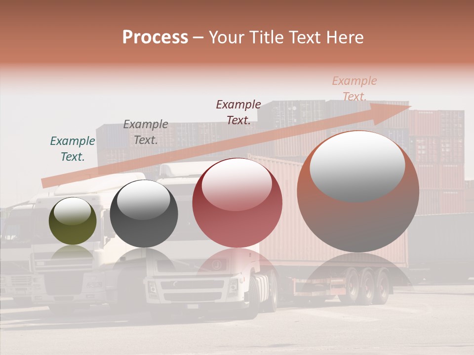 Freight Village Distribution PowerPoint Template