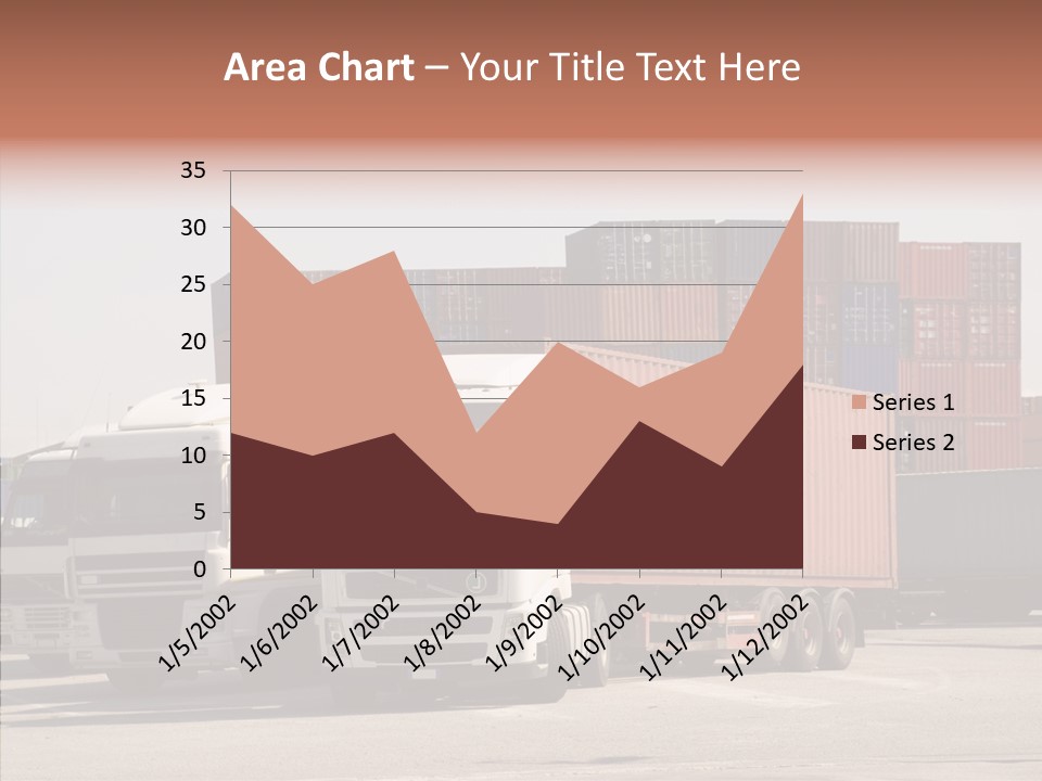 Freight Village Distribution PowerPoint Template