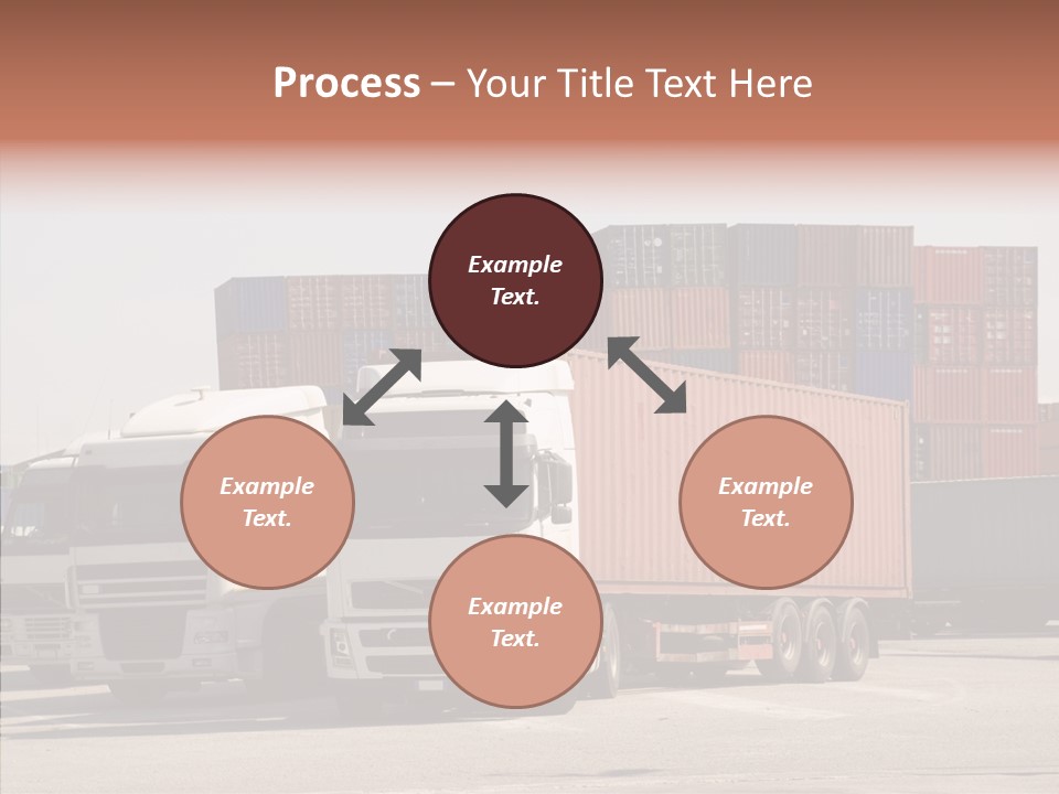 Freight Village Distribution PowerPoint Template