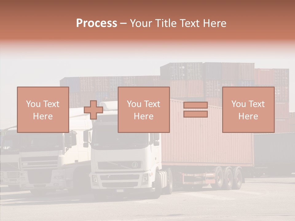 Freight Village Distribution PowerPoint Template