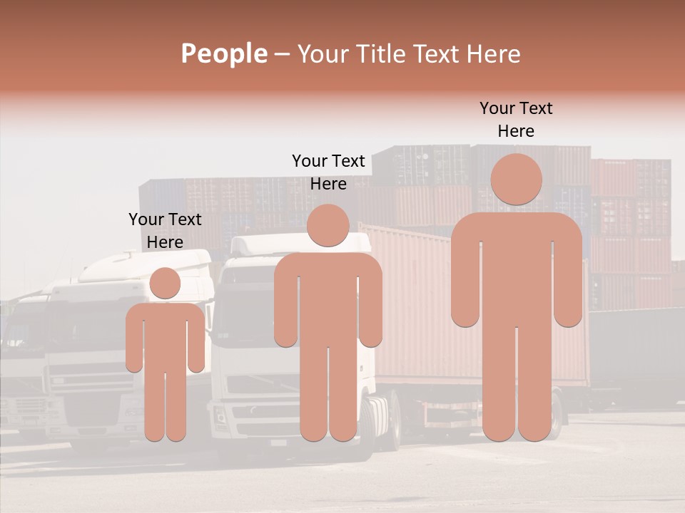 Freight Village Distribution PowerPoint Template