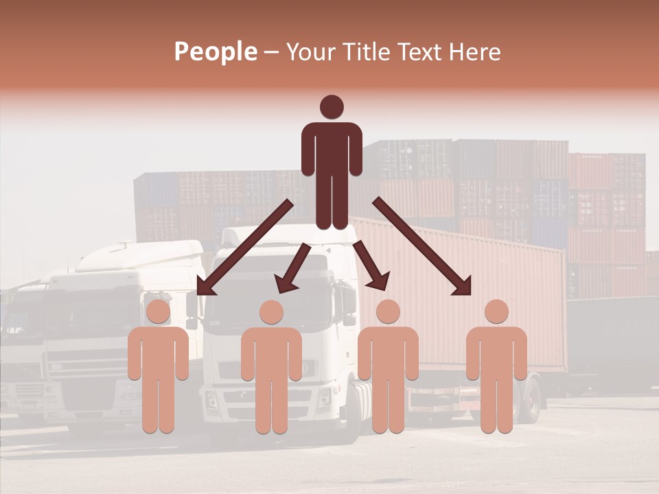 Freight Village Distribution PowerPoint Template