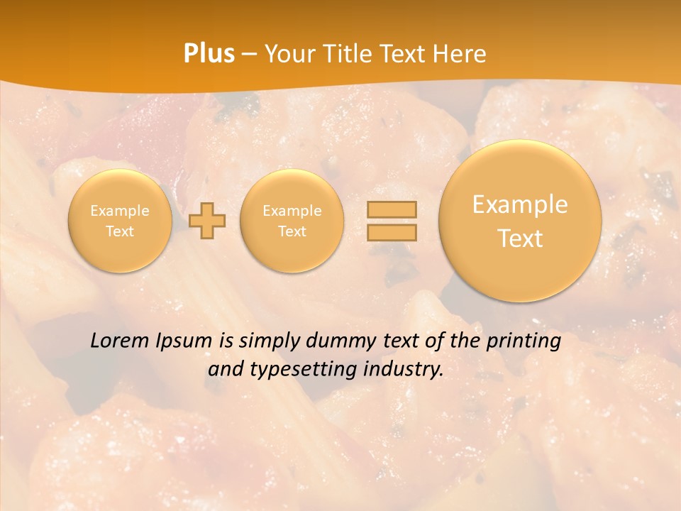 Pan Plate Srtir PowerPoint Template