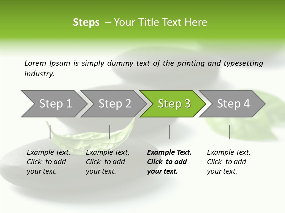 Meditation Beauty Health PowerPoint Template