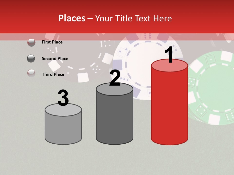 Gaming Poker Green PowerPoint Template