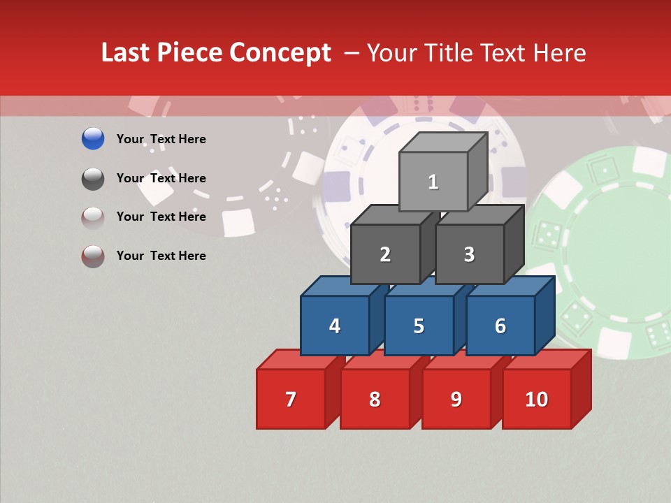 Gaming Poker Green PowerPoint Template