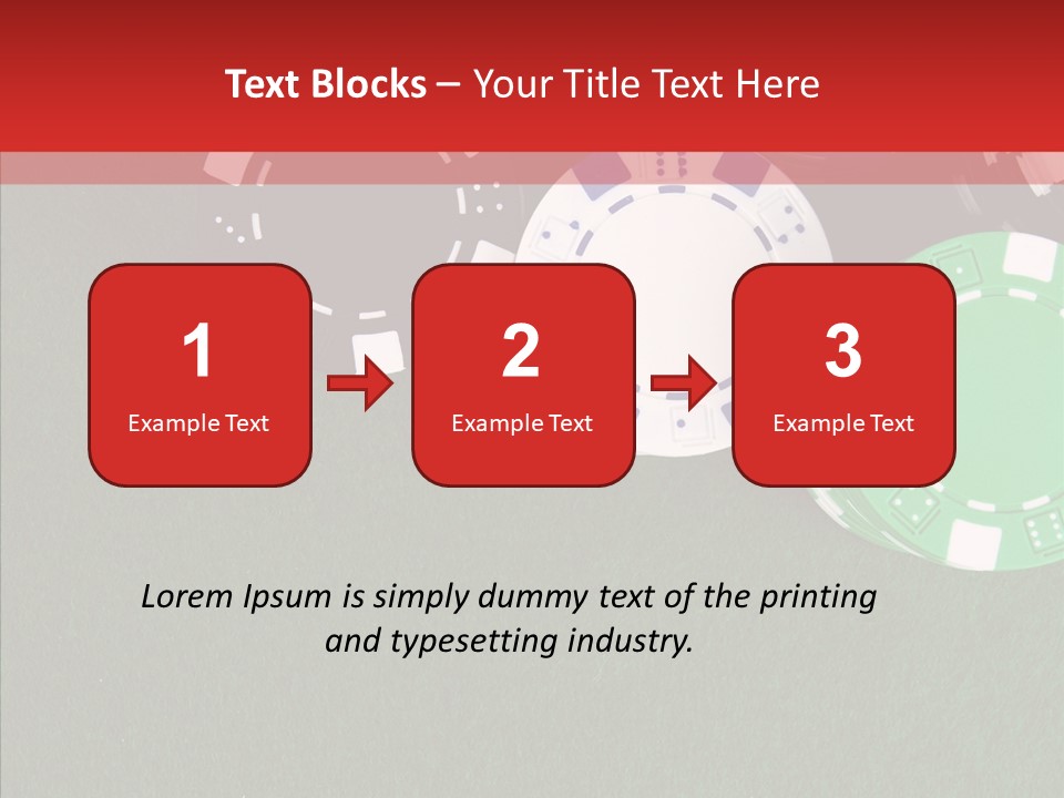 Gaming Poker Green PowerPoint Template