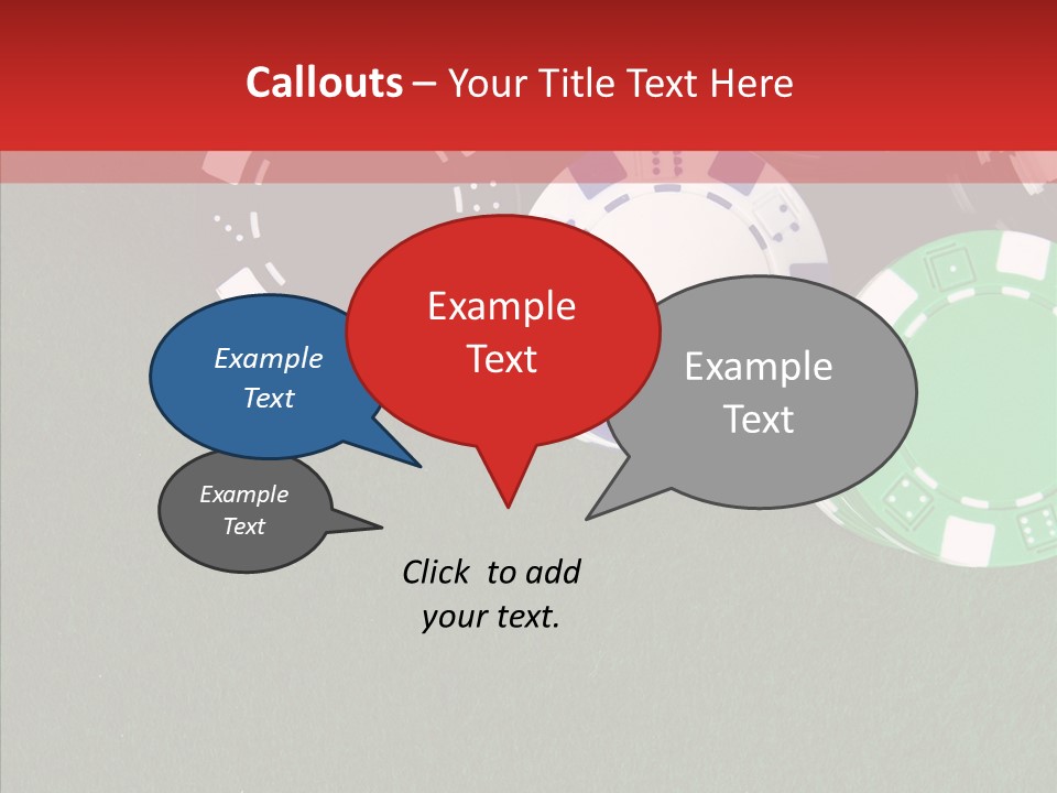 Gaming Poker Green PowerPoint Template